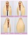 Arabella 613 Lace Front Wig Human Hair 13x4 Ready to Go Glueless Wig 12A Blonde Lace Front Wigs Human Hair 210% Density 613 Straight Hair 613 HD Lace Frontal Wig(28inch, 613 13X4 Straight Wig)