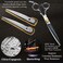 FBO Pro Hair Scissors 6.5&Prime;,440C Steel,Fine Cut,Smooth Motion,Sharp Durable,for Men Women Home and Salon Use,Golden