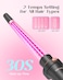 Wavytalk 5 in 1 Curling Wand Set, Multi Curl, Curling Wand Set with Curling Brush and 4 Interchangeable Ceramic Curling Wand(0.5&rdquo;-1.25&rdquo;), Instant Heat Up Wand Curling Iron (Rose Gold)