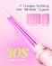 Wavytalk 5 in 1 Curling Iron,Curling Wand Set with Curling Brush and 4 Interchangeable Ceramic Curling Wand(0.5&rdquo;-1.25&rdquo;),Instant Heat Up,Include Heat Protective Glove &amp; 2 Clips (Pink)