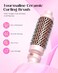 Wavytalk 5 in 1 Curling Iron,Curling Wand Set with Curling Brush and 4 Interchangeable Ceramic Curling Wand(0.5&rdquo;-1.25&rdquo;),Instant Heat Up,Include Heat Protective Glove &amp; 2 Clips (Pink)