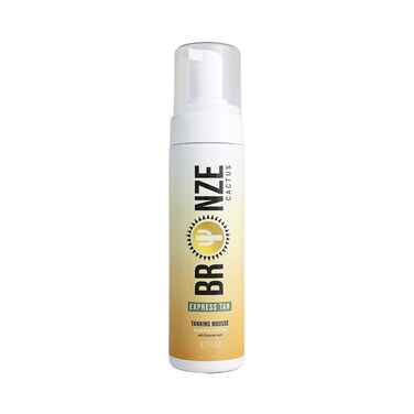 Express 1-4 Hour Rinse Tanning Mousse   Streak-Free, Scent-Free   Fast-Acting Self-Tanner with Hyaluronic Acid   6.7 oz