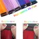 Colored Hair Extensions Clip in for Kids Girls Women, 22inch Straight, 22pieces Rainbow