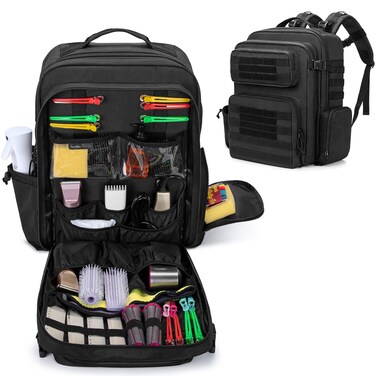 BAFASO Barber Case, Hairdresser Bag Holds Barber Styling Tools (Bag Only), Black