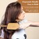 Bamboo Wooden Paddle Hair Brush-Bamboo Wood Bristles Detangling Hairbrush for Women Men Massaging Scalp Hair Growth