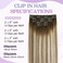 Human Hair Clip in Extensions Balayage Darker Brown to Ash Brown and Golden Blonde Clip in Hair Extensions Human Hair 20 Inch 120g 6pcs Thick Remy Human Hair Extensions C20#3/8/22