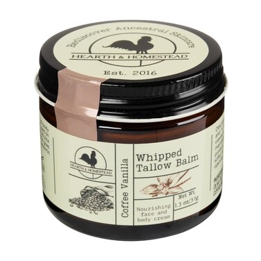 Handmade Whipped Tallow Balm (Coffee Vanilla) - Organic Body Butter with Infused Olive Oil - 1.3 oz &hellip;