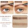 Eyebrow Pencil Light Brown, Waterproof Microblade Eyebrow Pen 4 Fork Tip Pencil,Smudge Proof Brow Pen Long Lasting Liquid Brow Eyebrow Marker Pen that Looks Like Hair