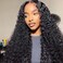ISEE HAIR Water HD Wave Lace Front Wig Wear &amp; Go Glueless Lace Wigs For Women No Glue 4x6 HD Lace Pre Cut Wig Human Hair Wigs Transparent Lace Closure Wigs 180% Density 26 Inch
