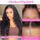ISEE HAIR Water HD Wave Lace Front Wig Wear &amp; Go Glueless Lace Wigs For Women No Glue 4x6 HD Lace Pre Cut Wig Human Hair Wigs Transparent Lace Closure Wigs 180% Density 26 Inch
