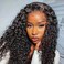ISEE HAIR Water HD Wave Lace Front Wig Wear &amp; Go Glueless Lace Wigs For Women No Glue 4x6 HD Lace Pre Cut Wig Human Hair Wigs Transparent Lace Closure Wigs 180% Density 26 Inch