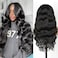 Full 13x4 Lace Front Wigs Human Hair Pre Plucked 180% Density 24Inch Body Wave HD Transparent Lace Frontal Wigs Human Hair 12A Glueless Wigs Human Hair Lace Front Wigs for Black Women with Baby Hair