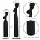 MEEDEE Hair Ties Pack: 100 Black No Crease Soft Knotted Ribbon Ties for Women - Ouchless, No Damage, Suitable for Ponytails, Yoga, and Bracelets
