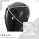 Yalice Layered Head Chain Rhinestone Head Jewelry Sparkly Bridal Headpieces Sparkle Crystal Headbands Wedding Prom Hair Jewelry for Women and Girls (Silver, One Size)