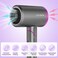 Hair Blow Dryer with Diffuser, 1800W Ionic Blow Dryer, Foldable Handle Travel Hair Dryer, Constant Temperature Hair Care Without Hair Damage, Crimson Purple