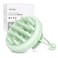 Sndyi Silicone Scalp Massager Shampoo Brush, Hair Scrubber with Soft Silicone Bristles, Scalp Scrubber/Exfoliator for Dandruff Removal, Wet Dry Scalp Brush for Hair Growth &amp; Scalp Care, Mint Green