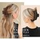 TOCESS Big Hair Claw Clips for Women - Neutral Large Claw Clip for Thin Thick Curly Hair 90's Strong Hold 4.33 Inch Nonslip Matte Jumbo Hair Clips (8 Pcs)