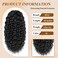 HYJ Drawstring Ponytail 18inch Curly Ponytail Extensions Drawstring Ponytail For Black Women Natural Black Ponytail Extensions For Women Synthetic Hairpiece for Daily Party(Black)