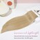 REECHO Hair Extensions, 11PCS Clip in Hair Extensions 24" Long Straight hair extensions HE005 Natural Soft Synthetic Hairpieces for Women &ndash; Golden Blonde with Highlights