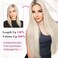 REECHO Hair Extensions, 11PCS Clip in Hair Extensions 24" Long Straight hair extensions HE005 Natural Soft Synthetic Hairpieces for Women &ndash; Golden Blonde with Highlights