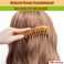 Wooden Comb for Hair Growth, Wide Tooth Comb for Women - Sandalwood