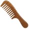 Wooden Comb for Hair Growth, Wide Tooth Comb for Women - Sandalwood