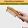 Wooden Comb for Hair Growth, Medium Wide Tooth Comb for Women - Sandalwood