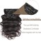 Human Hair Clip In Extensions for Black Women, Body Wave Extensiones De Cabello Natural Clip, 18 Inch Hair Clip Ins for Black Women Human Hair, Seamless Clip In Hair Extensions Human Hair
