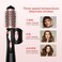 Rotating Hair Dryer Brush, Round Brush Blow Dryer Spinning with 2 Brushes (2" &amp; 1.5"), Negative Ionic Detachable Auto-Rotating Curling Brush Blow Volumizer, 3 in 1 Roller Brush Hot Air Styler