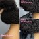VShow V Part Wig Human Hair Elastic Drawstring V Part Kinky Curly Wig No Leave Out 180% Density Glueless Human Hair V Part Wig For Beginners Friendly No Lace No Glue 22Inch