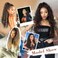 QGZ Dark Brown Ponytail Extension 26 Inch Claw Clip Ponytail Extensions Long Wavy Curly Fluffy Pony Tails Hair Extensions Synthetic Hairpieces for Women