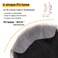 Lordhair Toupee for Men: Human Hair System, V-Shape Natural Hairline, 6 x 1.5 inches, Black