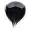 Lordhair Toupee for Men: Human Hair System, V-Shape Natural Hairline, 6 x 1.5 inches, Black