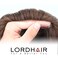 Lordhair Hair System with 100% Human Hair 8x10 inch Hairpiece for Men 0.06mm Super Thin Skin Hair system All V-looped Mens Toupee Medium Dark Brown #4