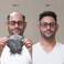 Lordhair Toupee for Men with 100% Human Hair, 0.08mm Natural Skin Hair Pieces Replacement for Men Base Size 8x10 inch Mens Toupee V-looped Hair System Medium Bark Brown Mixed 10% Gray Hair #410