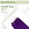 RUNATURE Hair Extensions, 16 Inch Real Human Hair, Purple Micro Loop, 25g, 25s, Fusion, Straight Hair Extensions for Highlight, Volume &amp; Length