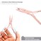Gomake Microlinks Hair Extensions Kit, Hair Extension Closer and Removal Pliers, Micro Beads Pulling Hook &amp; Microbead Loop Tool, Micro Links Silicone Rings Bead 200PCS (Pink)