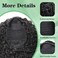 Youthfee 27&rdquo; Drawstring Ponytail Deep Curly Heat Resistant Human Hair Blended Instant Clip Ponytail Extension Protective Style Afro Kinky Curly Hair Pieces for Women