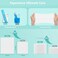 Face Towels, 10"&times;12" Disposable Face Towel, Face Towelettes XL, Ultra Soft Makeup Remover Dry Wipes, Thick Face Towel for Cleansing, 150 Count (3 Pack)