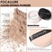 FOCALLURE Oil Control Loose Face Powder, Translucent Loose Setting Powder, Shine-Free Matte Finishing Powder, Long-lasting &amp; Lightweight Sets Foundation Makeup, Includes Velour Powder Puff, Natural