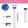 Hair Tinsel Clip in Tinsel Hair Extensions Blue Fairy Glitter Hair Tinsel Kit for Women Heat Resistant 21.5In 12Pcs Festival Hair Accessories for Party, Christmas, New Year, Halloween, Cosplay