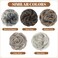 CJL HAIR Large Messy Bun Hair Piece Wavy Curly Scrunchies Synthetic Chignon Ponytail Hair Extensions Thick Updo Hairpieces for Women Salt and Pepper