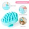Hair Scalp Massager Shampoo Brush,Soft Silicone Hair Scrub Brush for Wet Dry Hair, Relax Scalp, Reduce Dandruff,Promote Hair Growth,Scalp Scrubber Hair Care Tools for Shower (Blue)