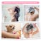 Soft Silicone Hair Scalp Massager Shampoo Brush for Wet Dry Oily Curly Straight Thick Thin Rough Long Short Natural Men Women Kids Pets Hair Care Tools（Pink
