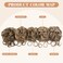 SARLA 2PCS Messy Bun Hair Pieces Detachable Claw Clip Wavy Curly Synthetic Hairpieces Fake Scrunchies Updo Ponytail Extension for Women Bernstein