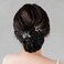 SWEETV Crystal Bridal Hair Clips, 2pcs Handmade Rhinestone Bridal Hair Pins Set for Women, Girls, Bridesmaids, Wedding Hair Accessories
