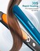 7MAGIC Hair Straightener, Ceramic Flat Iron with LCD, Professional 2 in 1 Hair Iron for Thick Hair, 11 Heat Settings Styling Tool
