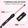Professional 1/2 Inch Curling Iron, Tiny Curling Wand for Short &amp; Long Hair, Small Ceramic Barrel Curling Iron Wand with 2 Temperature, Include Heat Protective Glove &amp; 2 Clips