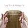 REECHO Invisible Wire Hair Extensions with Transparent Headband Adjustable Size Removable Secure Clips in Straight Secret Hairpiece for Women (16Inch (Pack of 1), Light Blonde)