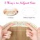 REECHO Invisible Wire Hair Extensions with Transparent Headband Adjustable Size Removable Secure Clips in Straight Secret Hairpiece for Women (20 Inch (Pack of 1), Light Blonde)